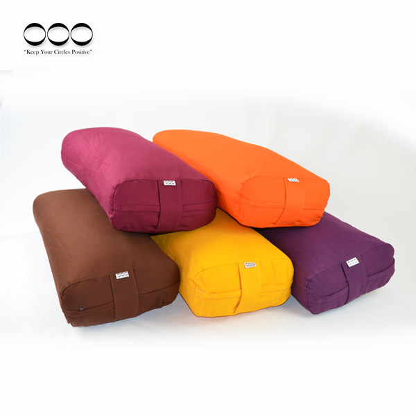 OOO-Yogabolster Rektangulär Bovete - Orange