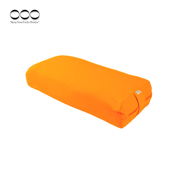 OOO-Yogabolster Rektangulär Kapok - Orange